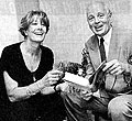 Werner Grassmann mit Vanessa Redgrave